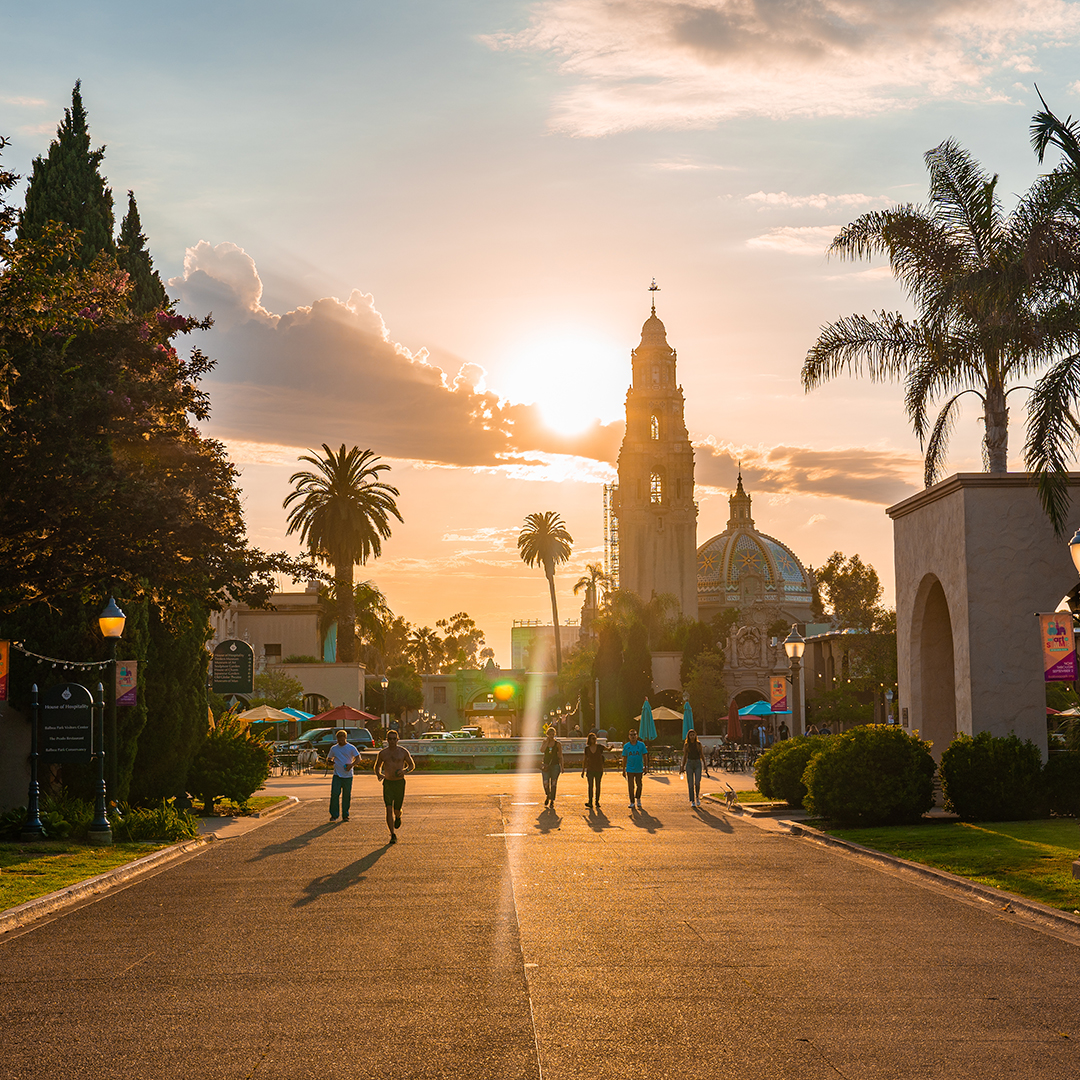 Magical San Diego's Balboa Park at twilight in San Diego Califor Magical San Diego's Balboa Park at twilight in San Diego Califor
